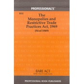 Professional's Bare Act on The Monopolies and Restrictive Trade Practices Act, 1969